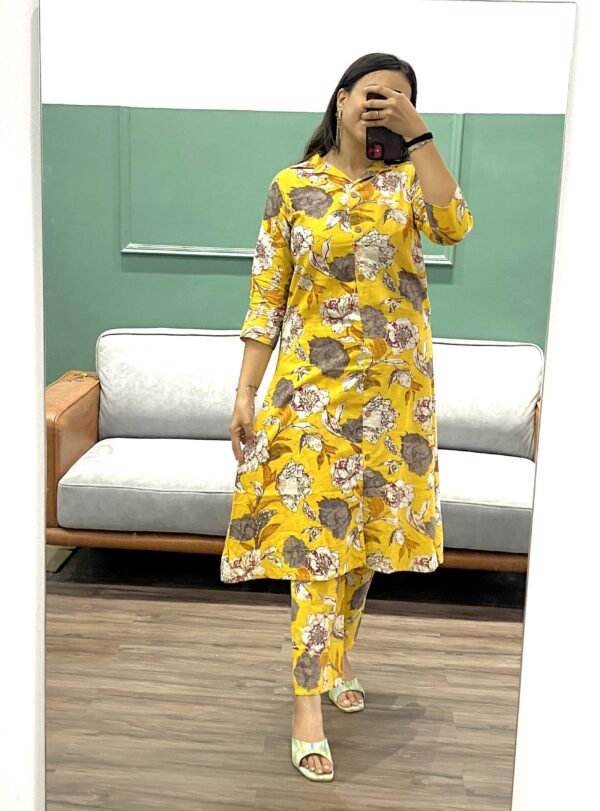 Yellow Floral Co-ord Set